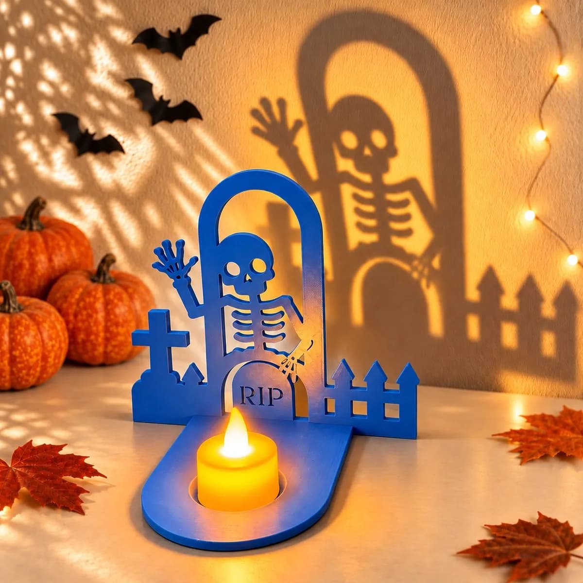 Graveyard shadow lamp, licensed design example by In-House (1)