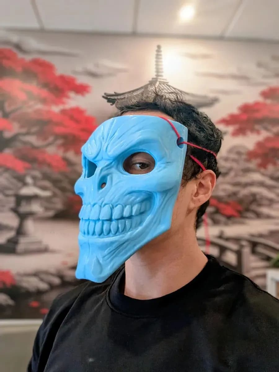 Skinwalker masker, gelicentieerd ontwerpvoorbeeld van Deadmoon Designs (1)
