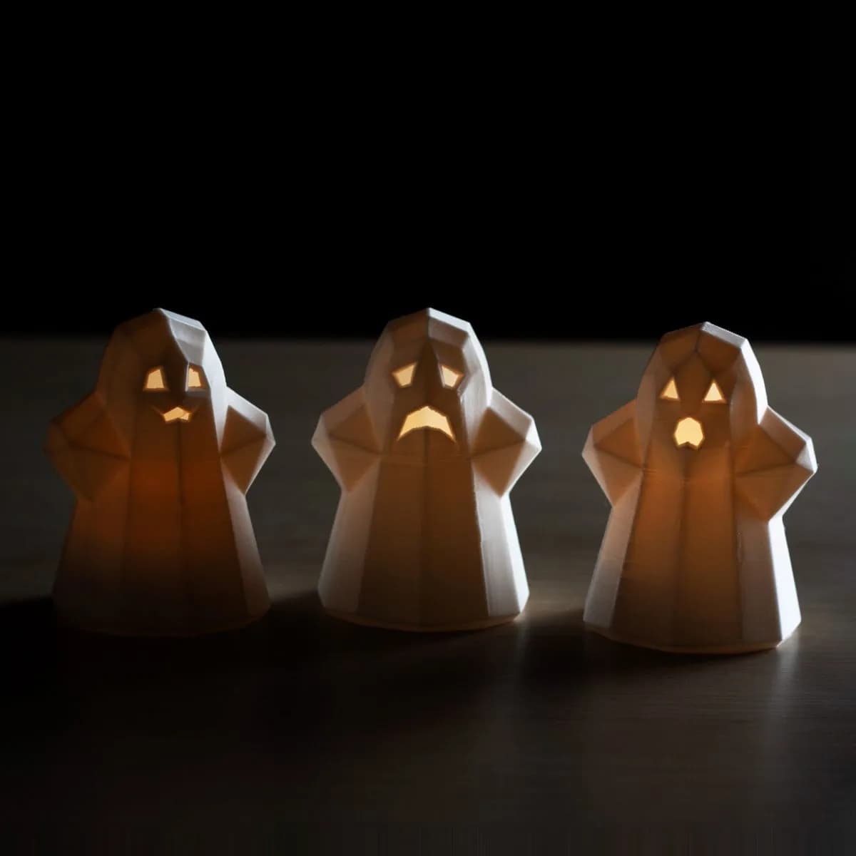 Spookjes trio LED, gelicentieerd ontwerpvoorbeeld van Enso (1)