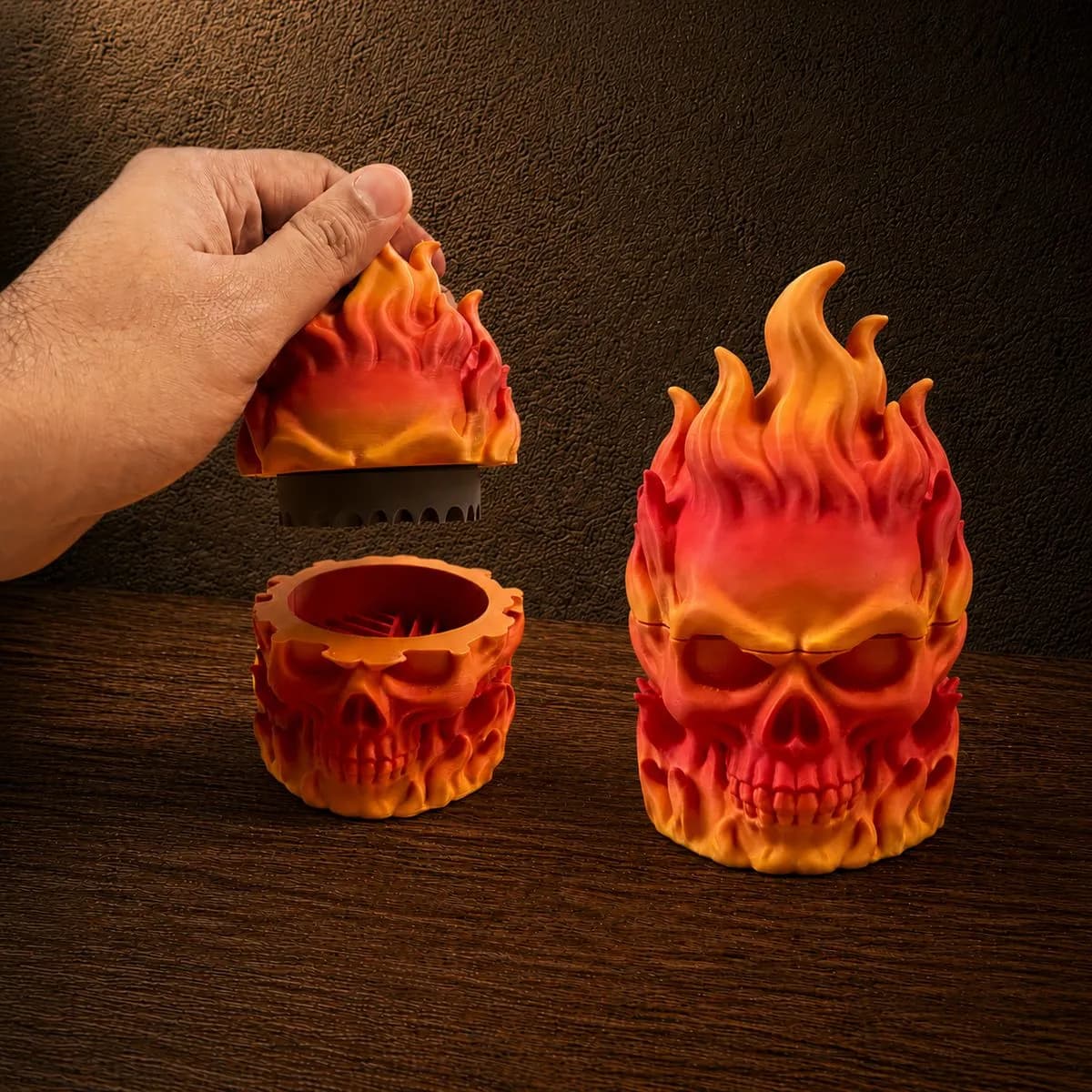 Flaming skull, licensed design example by FantaZ (1)