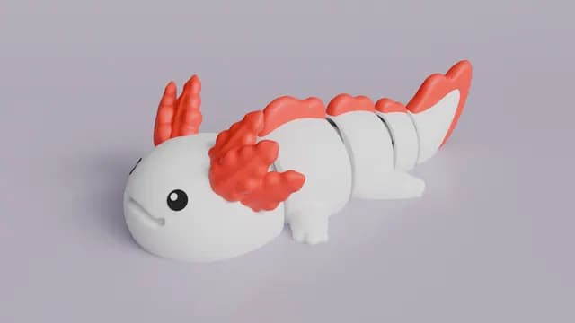 AXOLOTL - ARTICULATED FIGURE KEYCHAIN, catalogusmodel OT-25B18E994445