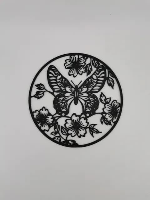 2D Butterfly Wall Art, catalogue model OT-3EE62EC2545A