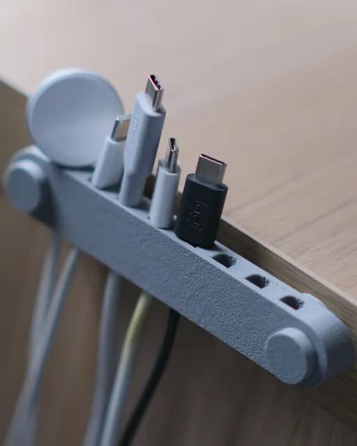 8 slot Simple cable mangement clips, catalogusmodel OT-48E7E3DC5D24