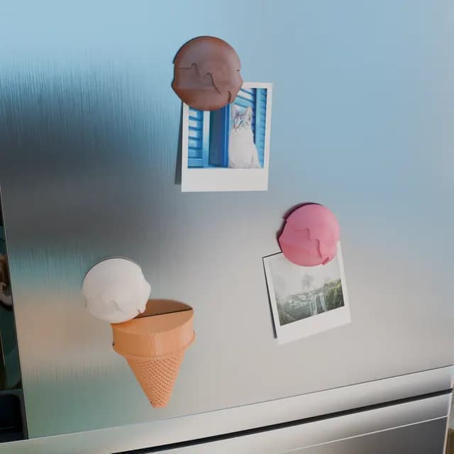 IceCream Fridge Magnets, catalogue model OT-52B526AA4AB7