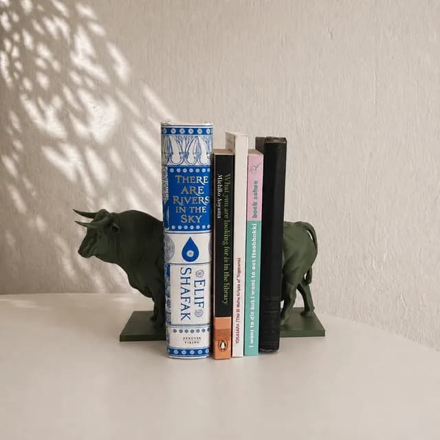 Bull Bookends, catalogue model OT-6153FCFF81F4