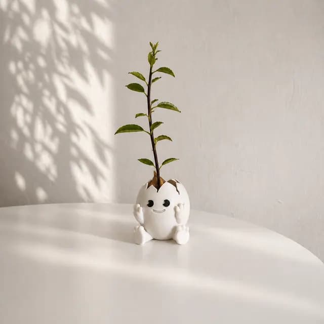 Avacado Egg Planter, catalogusmodel OT-843ACEC104FF