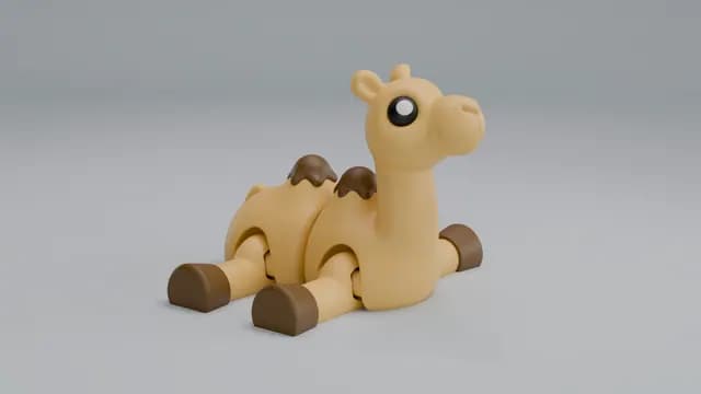 CAMEL - ARTICULATED FIGURE KEYCHAIN, catalogue model OT-F8B8A3C1104F