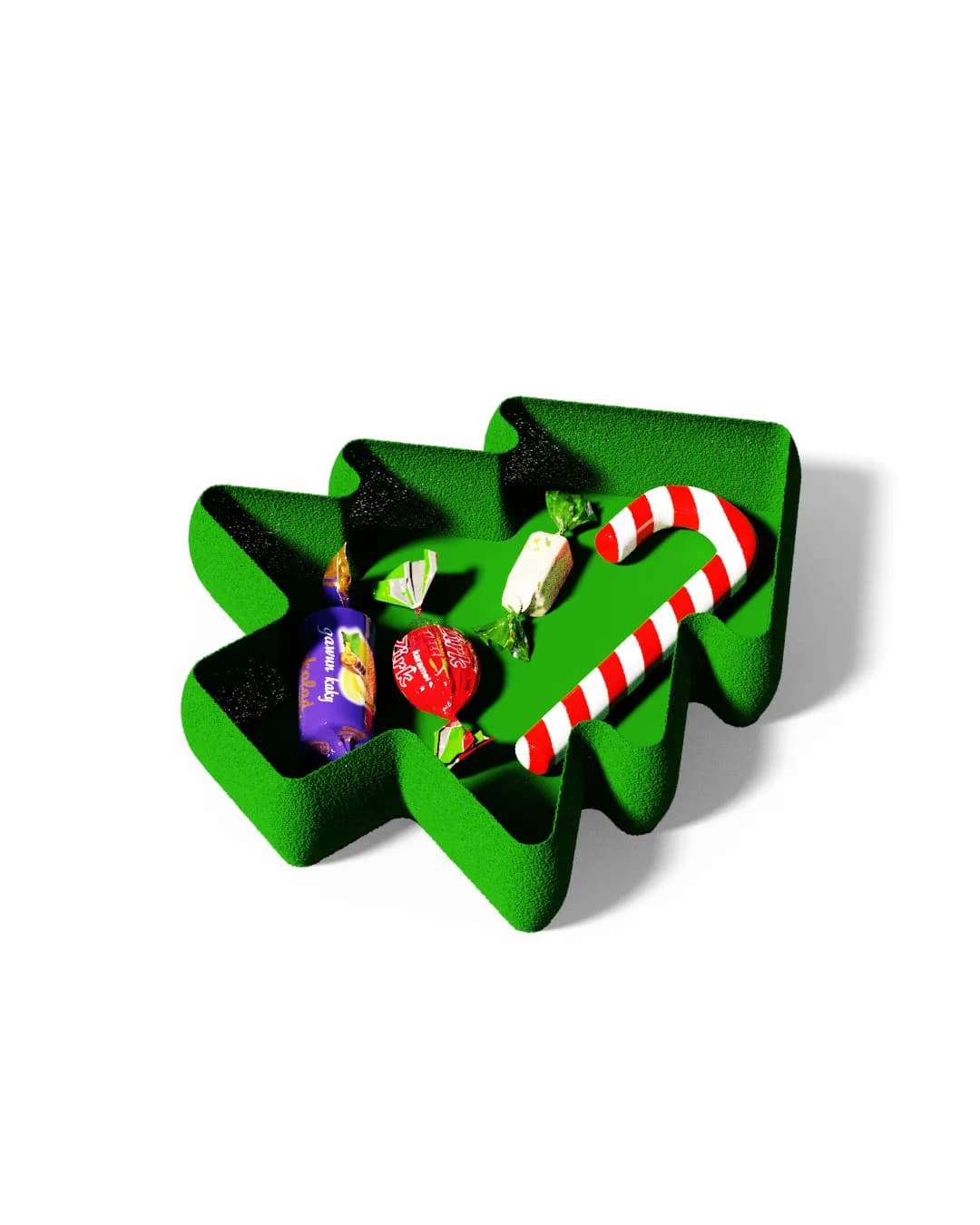 Christmas tree trinket dish, source design view 1 by Kowafatcompany
