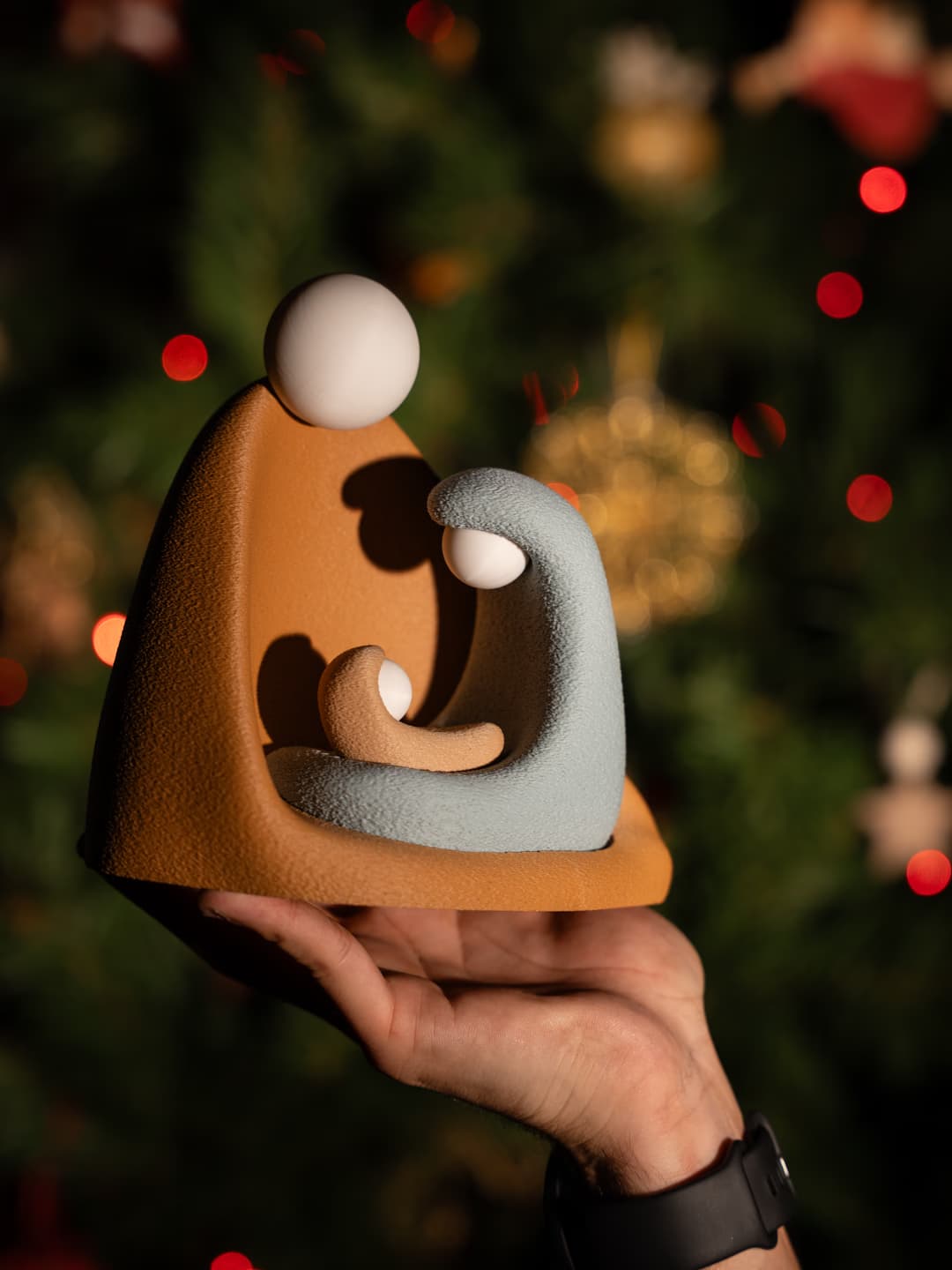 Minimalistische kerststal, ontwerp van Collecticraft