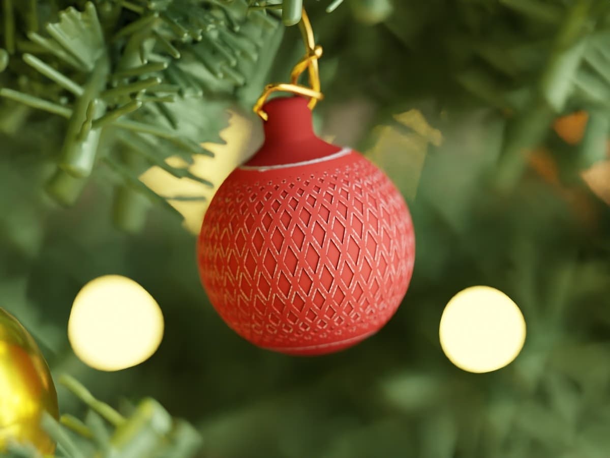 Lineair kerstornament, ontwerp van Collecticraft