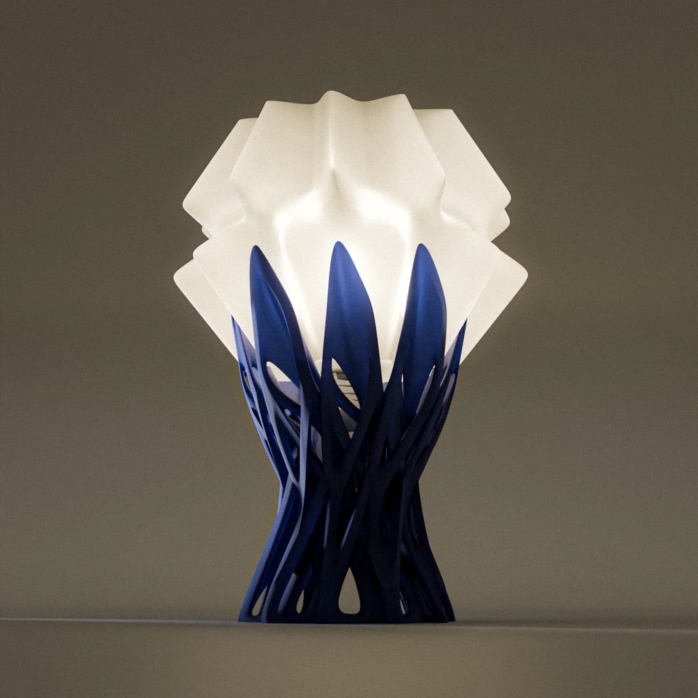 Nox – Nox verlicht met hoekig gevouwen kap